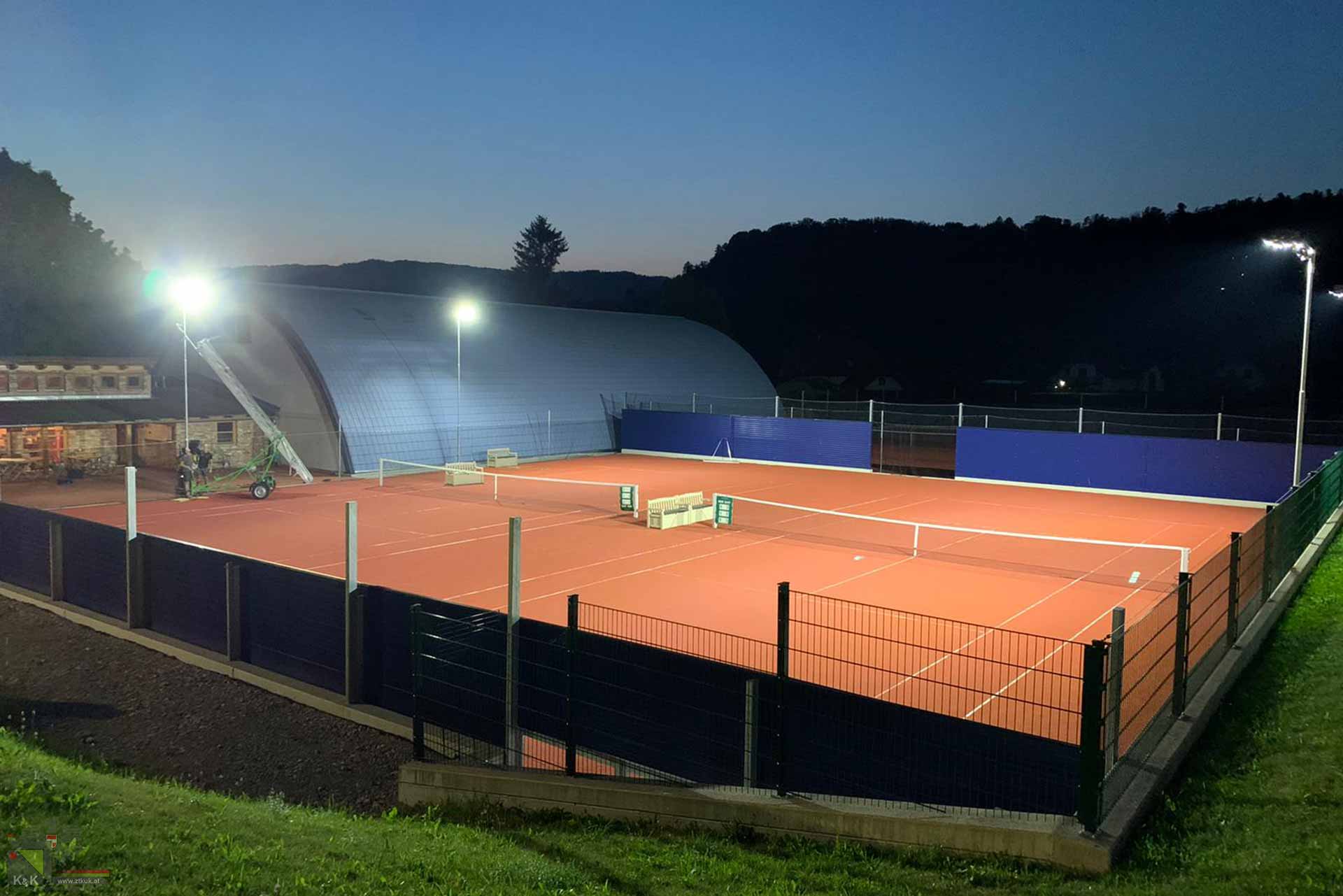 Sanierung Tennisanlage